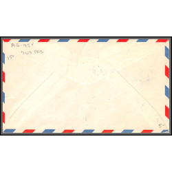 12391 20 th anniversary jacksonville naval air station 14/10/1960 airmail entier stationery usa aviation