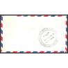 12625 fam 27 new york paris rome 2/12/1959 premier vol first flight lettre airmail usa new york united nations