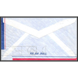 12630 am-4 1/11/1959 premier vol first flight lettre airmail cover usa new york san francisco united nations aviation