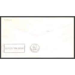 12641 am 4 22/3/1959 premier vol first flight lettre airmail cover usa new york chicago san francisco united nations