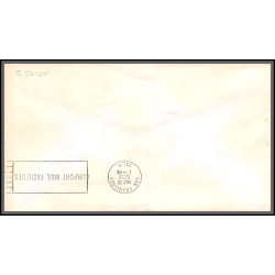 12642 am 4 22/3/1959 premier vol first flight lettre airmail cover usa new york chicago san francisco united nations