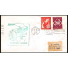 12644 am 4 22/3/1959 premier vol first flight lettre airmail cover usa new york chicago san francisco united nations