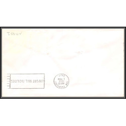 12644 am 4 22/3/1959 premier vol first flight lettre airmail cover usa new york chicago san francisco united nations