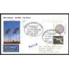 12685 dc 10 frankfurt edmonton canada 1/5/1990 premier vol first flight lettre airmail cover allemagne germany bund 