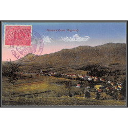 12743 train Railway cachet deutsche reichsbahn zweibrücken 1923 carte postale moussey vosges postcard reich allemagne