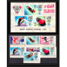 129c - Fujeira MNH ** Mi N°214/220 A BLOC N°9 jeux olympiques (winter olympic games) GRENOBLE 1968 skating bob ski
