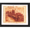 2184 France Epreuve d'artiste artist proof/essai N°2297 non émis windmill moulin non retenu Utrillo Tableau (Painting)