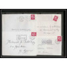 13034 Lot de 59 lettres N°1536 Marianne de Cheffer (lettre enveloppe courrier) Voir photos