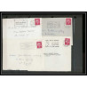 13034 Lot de 59 lettres N°1536 Marianne de Cheffer (lettre enveloppe courrier) Voir photos