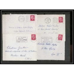 13034 Lot de 59 lettres N°1536 Marianne de Cheffer (lettre enveloppe courrier) Voir photos