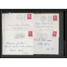 13034 Lot de 59 lettres N°1536 Marianne de Cheffer (lettre enveloppe courrier) Voir photos