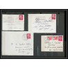 13034 Lot de 59 lettres N°1536 Marianne de Cheffer (lettre enveloppe courrier) Voir photos