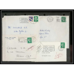 13035 Lot de 40 de lettres N°1536A Marianne de Cheffer (lettre enveloppe courrier) Voir photos