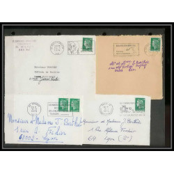 13035 Lot de 40 de lettres N°1536A Marianne de Cheffer (lettre enveloppe courrier) Voir photos