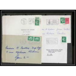 13035 Lot de 40 de lettres N°1536A Marianne de Cheffer (lettre enveloppe courrier) Voir photos