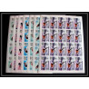 130c Fujeira MNH ** N°214/220 B jeux olympiques olympic games GRENOBLE 68 Non dentelé imperf feuilles sheets