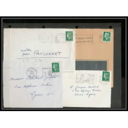 13035 Lot de 40 de lettres N°1536A Marianne de Cheffer (lettre enveloppe courrier) Voir photos
