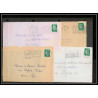 13035 Lot de 40 de lettres N°1536A Marianne de Cheffer (lettre enveloppe courrier) Voir photos