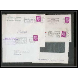 13036 Lot de 36 lettres N°1536 Marianne de Cheffer (lettre enveloppe courrier) Voir photos