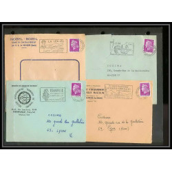 13036 Lot de 36 lettres N°1536 Marianne de Cheffer (lettre enveloppe courrier) Voir photos
