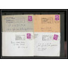 13036 Lot de 36 lettres N°1536 Marianne de Cheffer (lettre enveloppe courrier) Voir photos