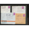 13036 Lot de 36 lettres N°1536 Marianne de Cheffer (lettre enveloppe courrier) Voir photos