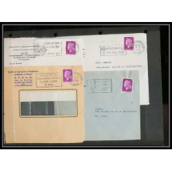 13036 Lot de 36 lettres N°1536 Marianne de Cheffer (lettre enveloppe courrier) Voir photos