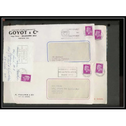 13036 Lot de 36 lettres N°1536 Marianne de Cheffer (lettre enveloppe courrier) Voir photos