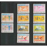 132 - Yemen royaume MNH ** Mi N°493/502 A jeux olympiques (summer olympic games) MEXICO 68 fencing canoe escrime 