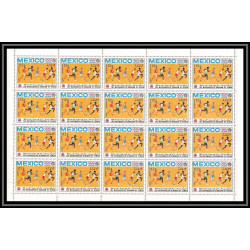 132b - Yemen royaume MNH ** Mi N°493/502 A jeux olympiques (summer olympic games) MEXICO 68 fencing feuilles sheets