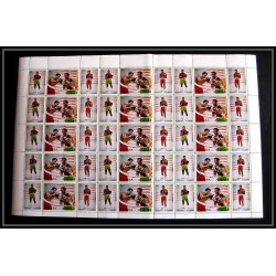 133d - Fujeira MNH ** Mi N°689/691 A mohamed ali boxe boxing feuilles sheets