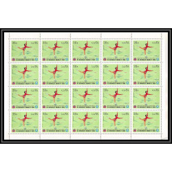 134b - Yemen royaume MNH ** Mi N°454/463 A jeux olympiques (winter olympic games) grenoble 1968 feuilles sheets