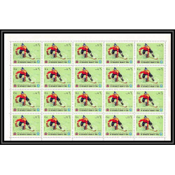 134b - Yemen royaume MNH ** Mi N°454/463 A jeux olympiques (winter olympic games) grenoble 1968 feuilles sheets