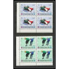 134c - Yemen royaume MNH ** Mi N°454/463 A jeux olympiques (winter olympic games) grenoble 1968 bloc 4 bob hockey 