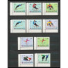 134e - Yemen royaume MNH ** Mi N°454/463 A jeux olympiques (winter olympic games) grenoble 1968 skating bob hockey 
