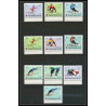 135b - Yemen royaume MNH ** Mi N°464/473 A overprint gold medal jeux olympiques olympic games GRENOBLE 68 hockey