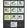 135b - Yemen royaume MNH ** Mi N°464/473 A overprint gold medal jeux olympiques olympic games GRENOBLE 68 hockey