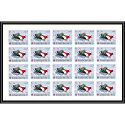 135b Yemen royaume MNH ** N°454/463 B jeux olympiques olympic games grenoble 68 feuilles sheets non dentelé (Imperf