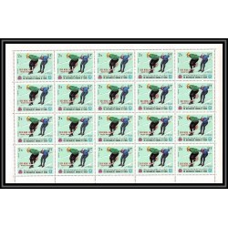 135d - Yemen royaume MNH ** Mi N°464/473 A overprint jeux olympiques olympic games GRENOBLE 68 feuilles sheets