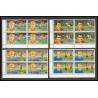 140b - Ras Al Khaima MNH ** Mi N°745/750 A european Football players (Soccer) muller moore riva himst durr bloc 4