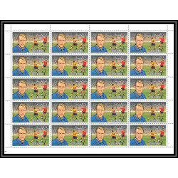 140c - Ras Al Khaima MNH ** Mi N°745/750 A european Football players (Soccer) muller moore riva feuilles sheets