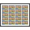 141 - Ras Al Khaima MNH ** Mi N°745/750 B european Football players Soccer Non dentelé imperf feuilles sheets