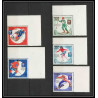 142a - YAR (nord yemen) MNH ** Mi N°619/623 A jeux olympiques olympic games grenoble 1968 hockey skating bob ski