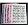 142c - YAR (nord yemen) MNH ** Mi N°619/623 A jeux olympiques olympic games grenoble 1968 hockey feuilles sheets