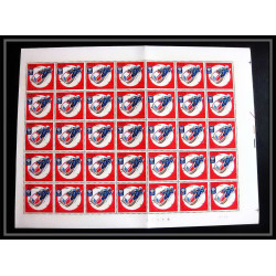 142c - YAR (nord yemen) MNH ** Mi N°619/623 A jeux olympiques olympic games grenoble 1968 hockey feuilles sheets