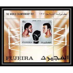 143 - Fujeira MNH ** Mi bloc N°57 A boxe boxing MOHAMED ALI