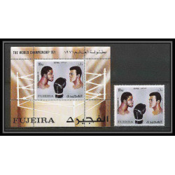 143a - Fujeira MNH ** Mi bloc N°57 A boxe boxing MOHAMED ALI
