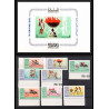 149a - Manama MNH ** Mi N°38/45 A + bloc 2 jeux olympiques olympic games mexico 68 Football (Soccer) canoe jumping