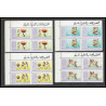 149d - Manama MNH ** Mi N°38/45 A bloc 4 jeux olympiques olympic games mexico 68 Football (Soccer) canoe jumping