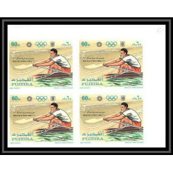 150d - Fujeira MNH ** N°748/752 B bloc 4 Non dentelé imperf jeux olympiques olympic games MUNICH 72 soccer